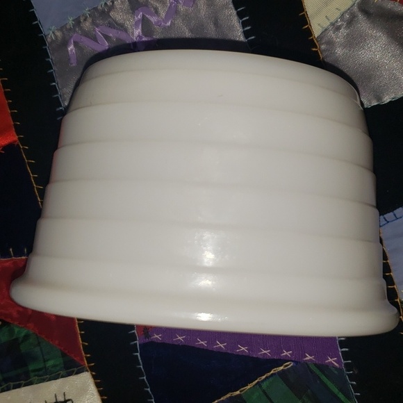 White Milk glass beehive Mixing Bowl - Picture 4 of 5